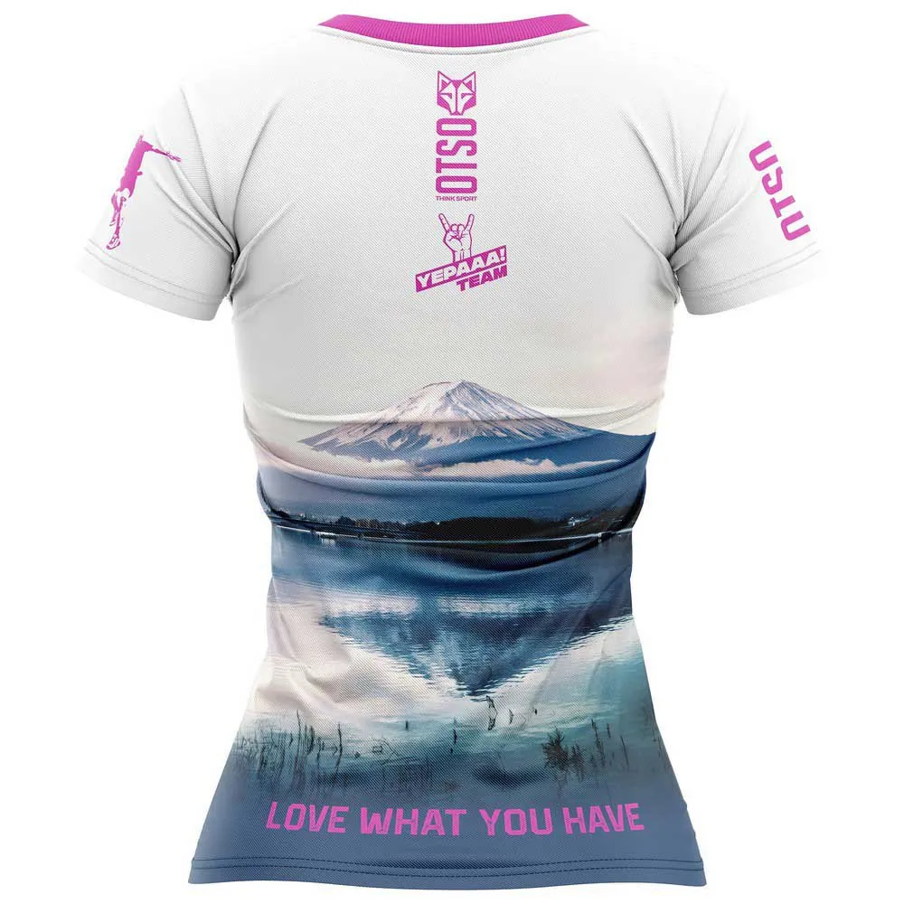 Otso Yepaaa Fuji T-shirt Med Korta ärmar female, Pink