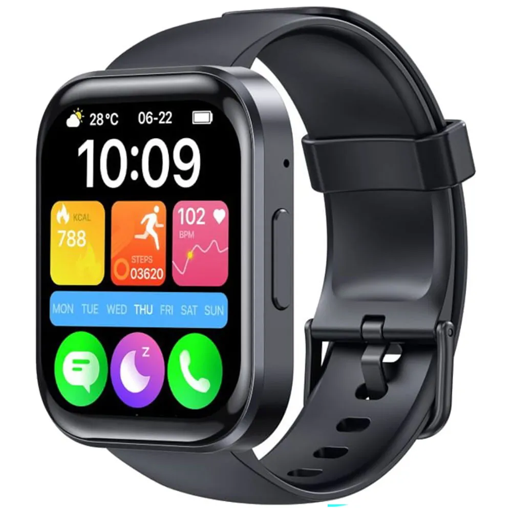 Oukitel Bt103 1.91 Bluetooth 5.2 Smartklocka, Grey black