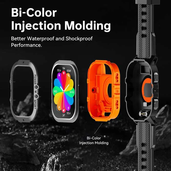 Oukitel Bt20 Smartklocka Refurbished, Orange