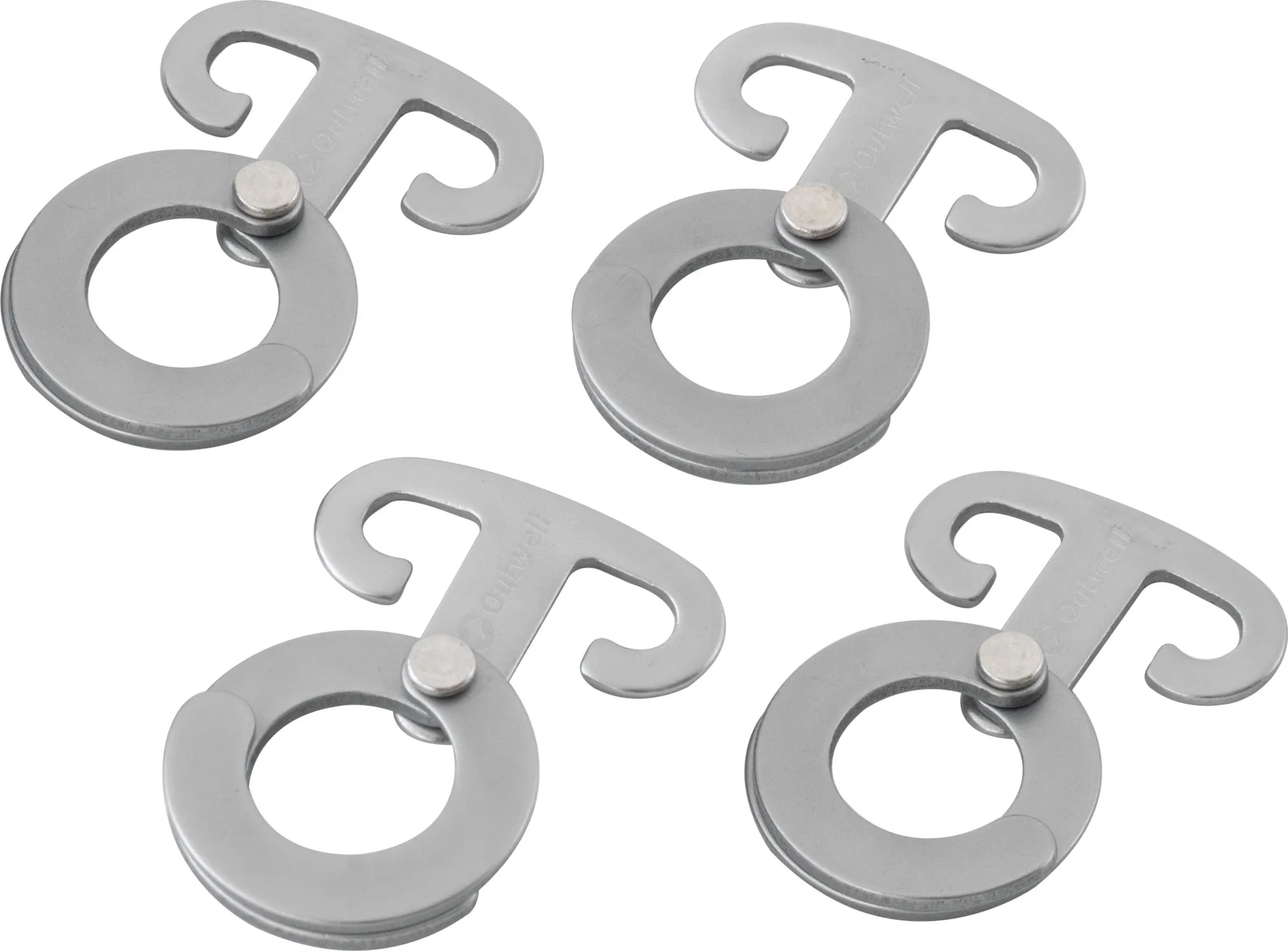 Outwell Accessory Hooks, Silver Grey, One Size