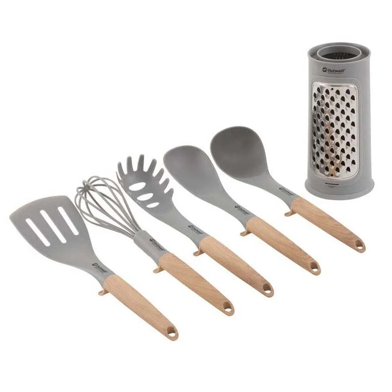 Outwell Adana Bestickset, Silver / brown, One Size