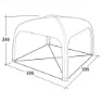 Outwell Air Shelter Förtält, White, One Size
