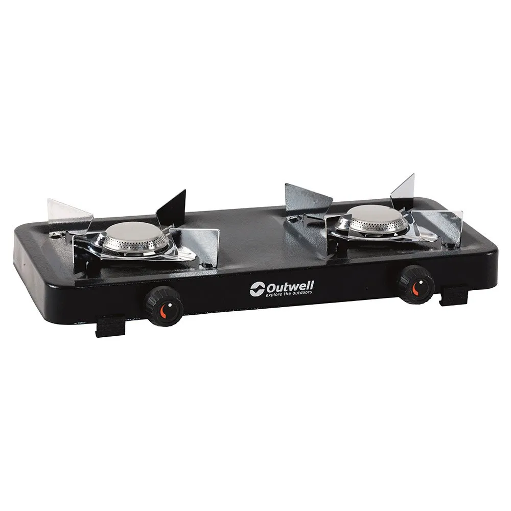 Outwell Appetizer 2 Gaskök För Camping 2 Brännare, Black, One Size