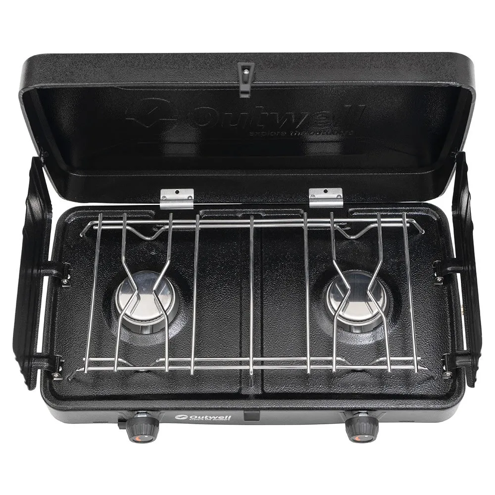 Outwell Appetizer Duo Gaskök För Camping 2 Brännare, Black, One Size