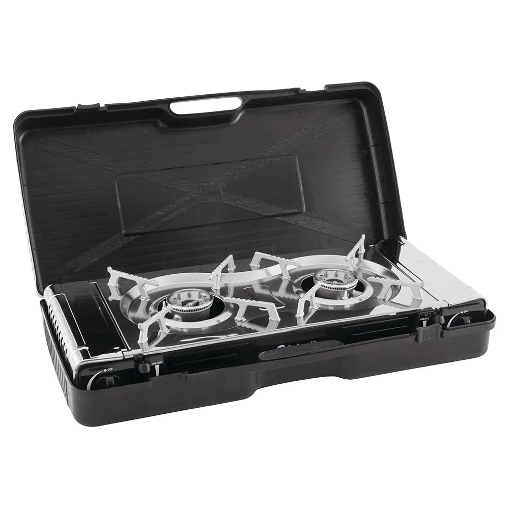 Outwell Appetizer Maxi Gaskök För Camping 2 Brännare, Black, One Size
