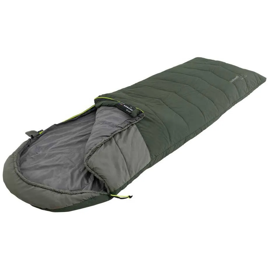 Outwell Caldera Lux Sovsäck, Olivine, Left Zipper