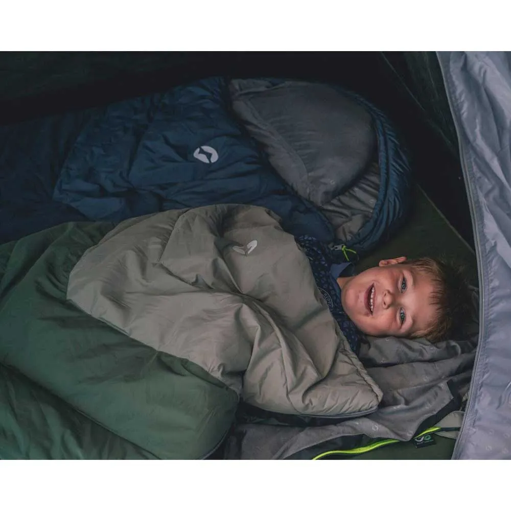 Outwell Caldera Lux Sovsäck, Olivine, Left Zipper