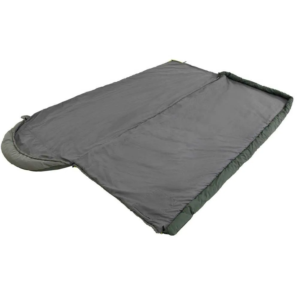 Outwell Caldera Lux Sovsäck, Olivine, Left Zipper