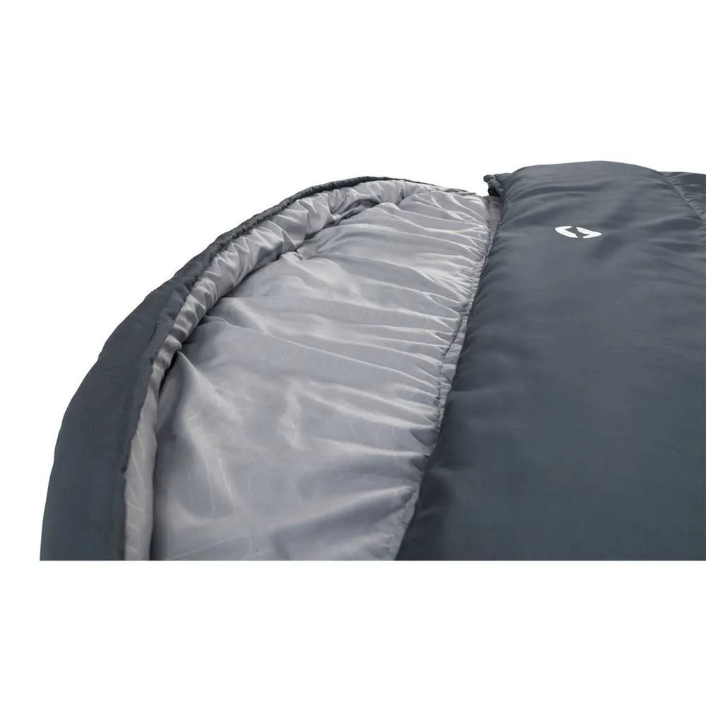 Outwell Campion Lux Double Sovsäck, Dark grey, Left Zipper