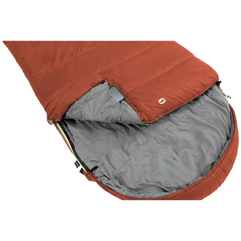 Outwell Canella Supreme Sovsäck, Forest green, Left Zipper Outwell Canella Supreme Sovsäck, Forest green, Left Zipper