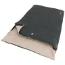 Outwell Celestial Lux Double Sovsäck, Grey, Right Zipper