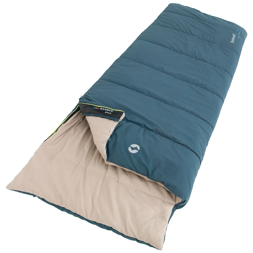 Outwell Celestial Lux Sovsäck, Blue, Left Zipper
