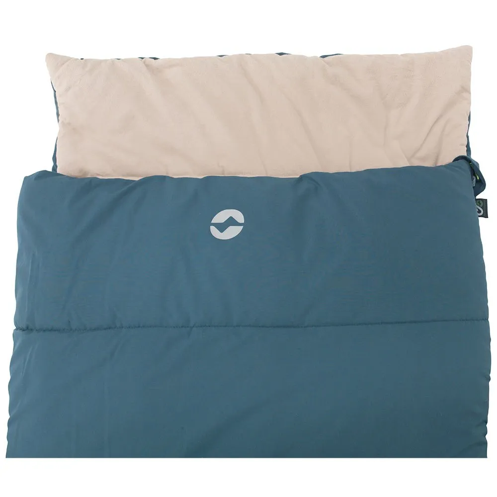 Outwell Celestial Lux Sovsäck, Blue, Left Zipper