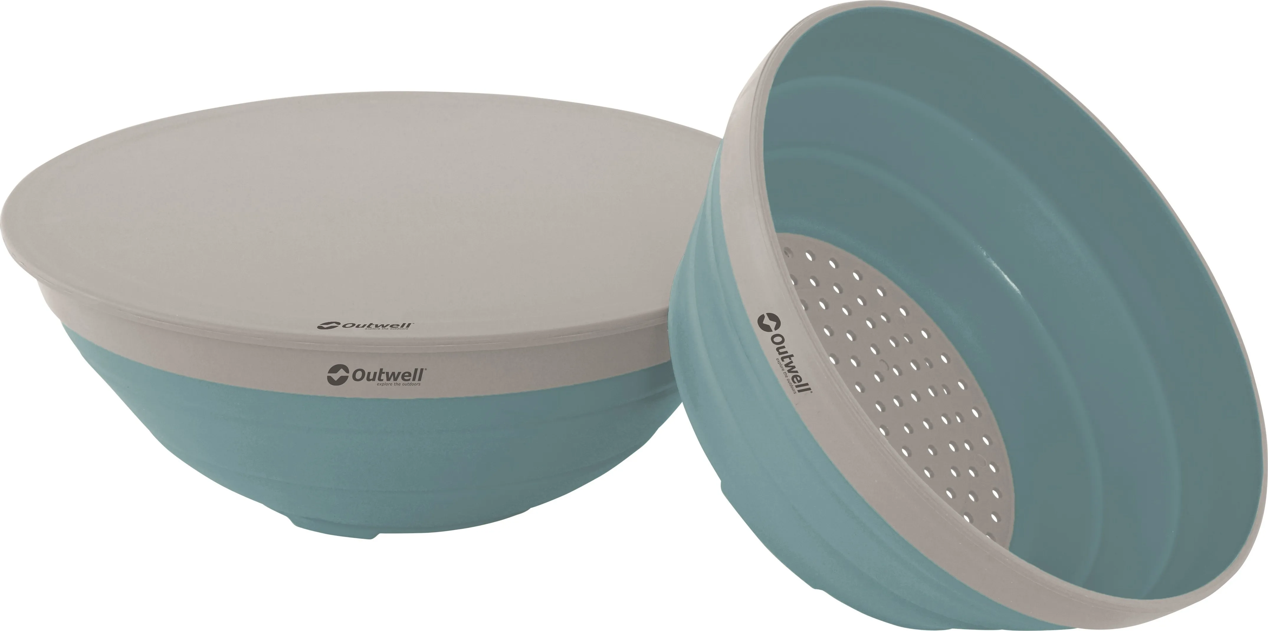 Outwell Collaps Bowl & Colander Set, Classic Blue, One Size