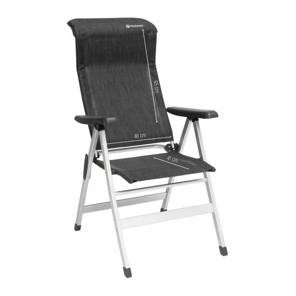 Outwell Columbia Fåtölj, Black, One Size
