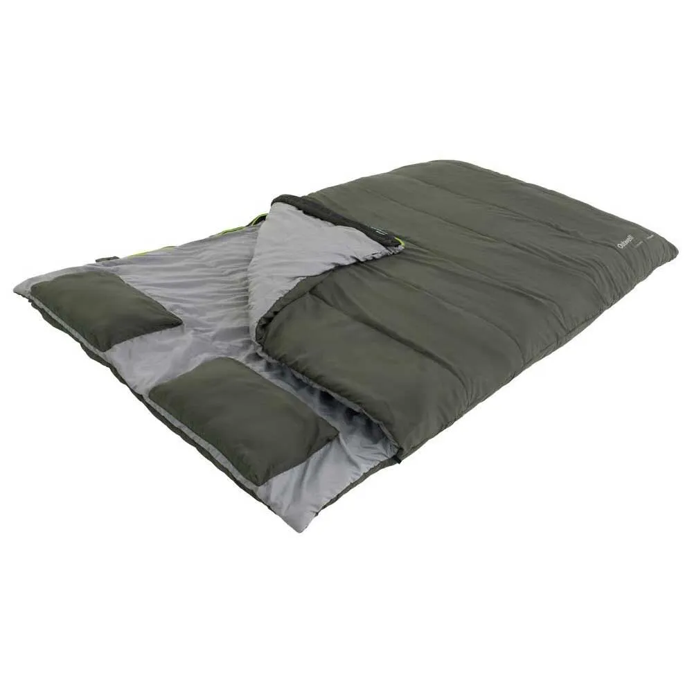 Outwell Companion Lux Double Sovsäck, Green, Left Zipper Outwell Companion Lux Double Sovsäck, Green, Left Zipper