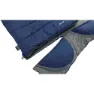 Outwell Contour Lux Double Sovsäck, Imperial blue, Right Zipper