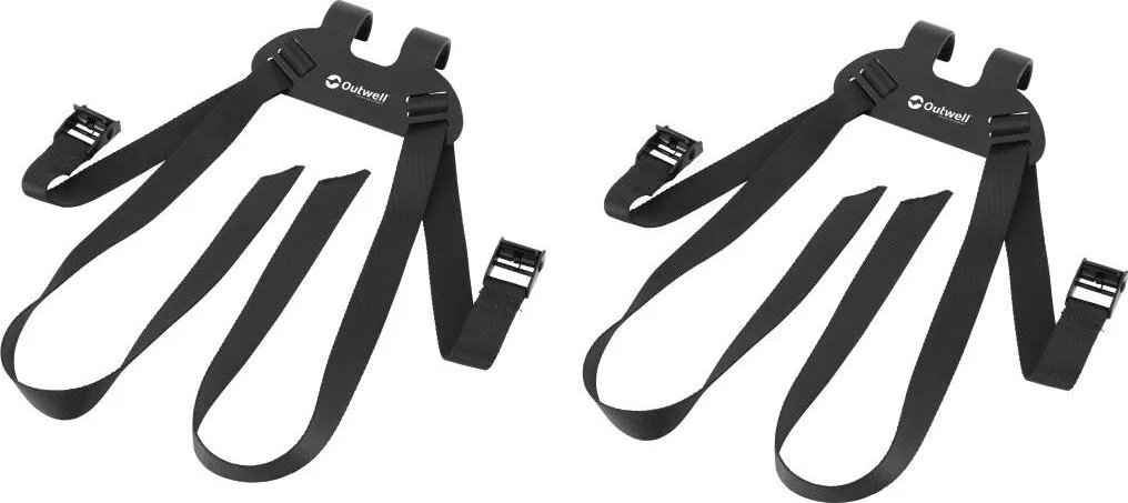 Outwell Coolbox Tie Down System, Black, One Size Outwell Coolbox Tie Down System, Black, One Size