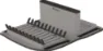 Outwell Dunton Foldable Dish Rack With Sponge Drain, Grey, One Size