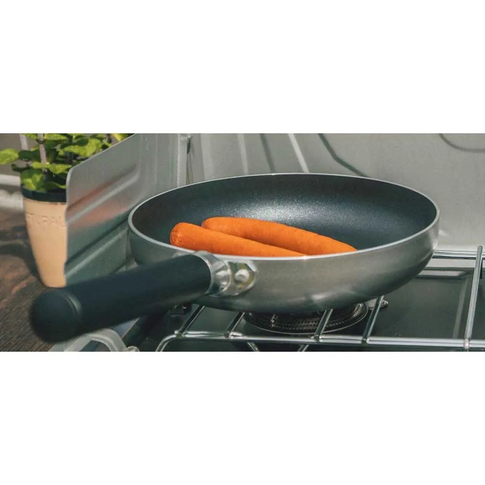 Outwell Feast Ceramic 24 Cm Stekpanna, Black / silver, One Size