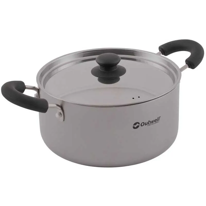 Outwell Feast Ceramic 3l Kastrull, Silver, One Size Outwell Feast Ceramic 3l Kastrull, Silver, One Size