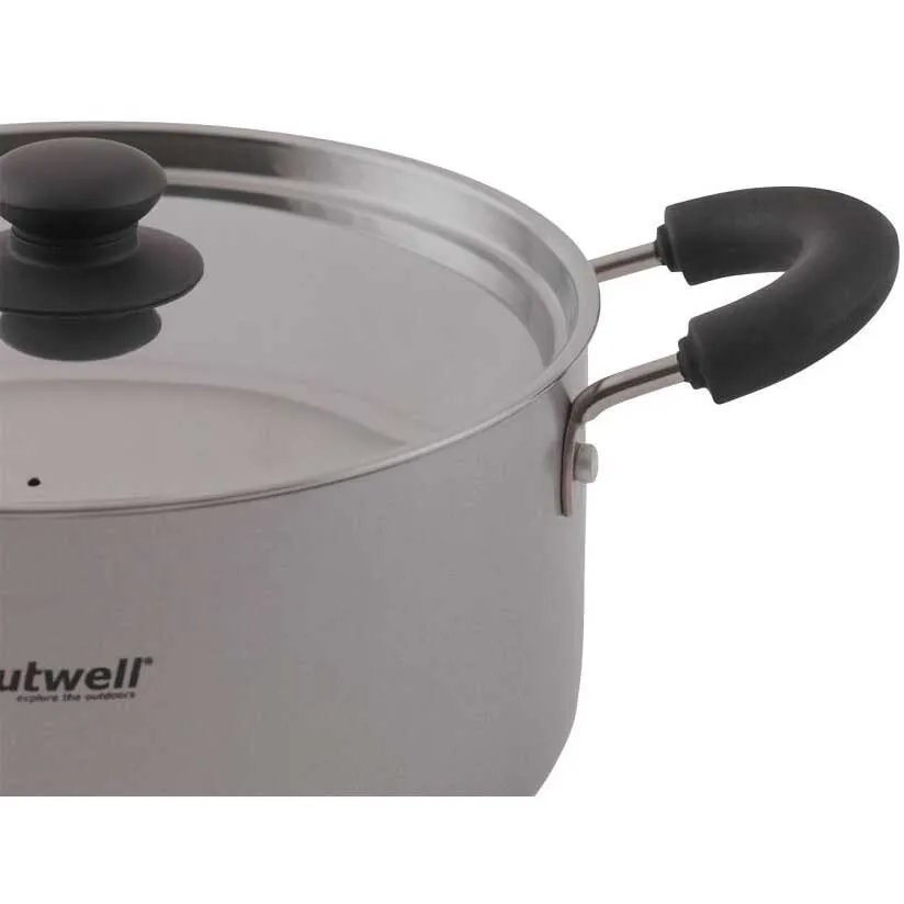Outwell Feast Ceramic 3l Kastrull, Silver, One Size Outwell Feast Ceramic 3l Kastrull, Silver, One Size
