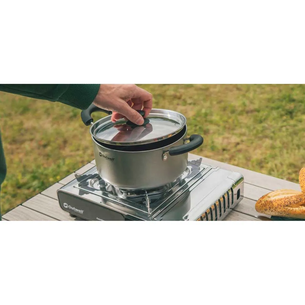 Outwell Feast Ceramic 3l Kastrull, Silver, One Size Outwell Feast Ceramic 3l Kastrull, Silver, One Size