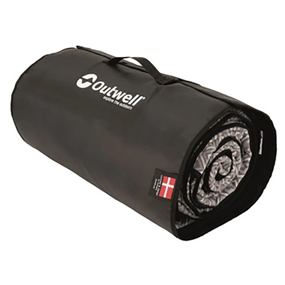 Outwell Flat Woven Franklin 3 Skyddsunderlag, Black, One Size