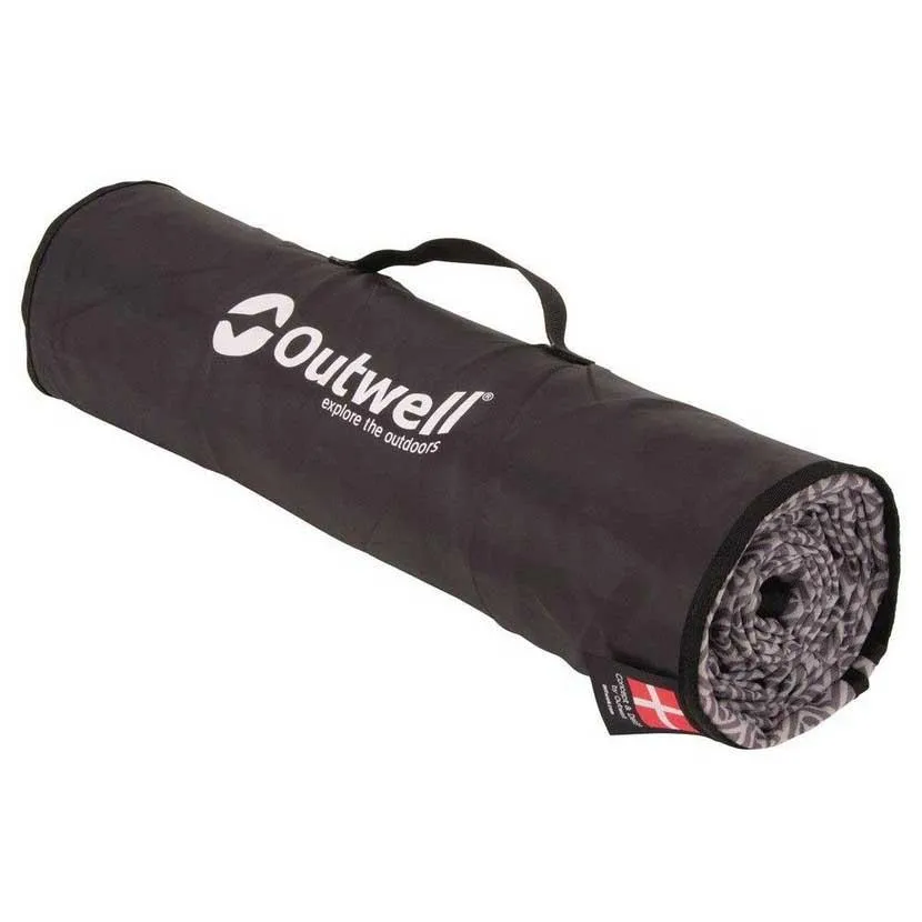 Outwell Flat Woven Woodville 3 Skyddsunderlag, Black, One Size