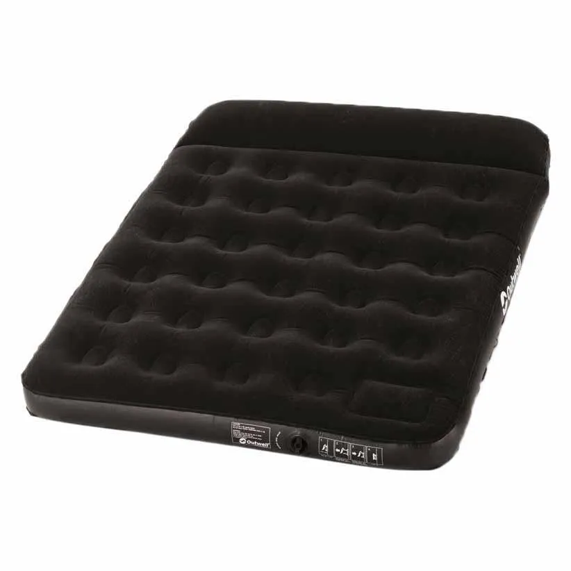 Outwell Flock Classic Uppblåsbar Madrass, With pillow and pump