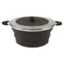 Outwell Hopfällbar Kastrull Med Lock, Midnight black, One Size