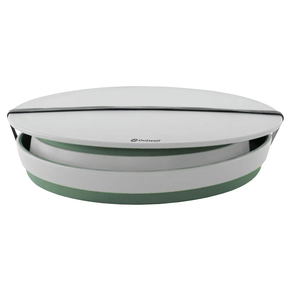 Outwell Hopfällbart Durkslag Och Skål, Shadow green, One Size