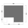 Outwell Maryland/virginia 5 Air Skyddsunderlag, Black / grey, 490 x 420cm