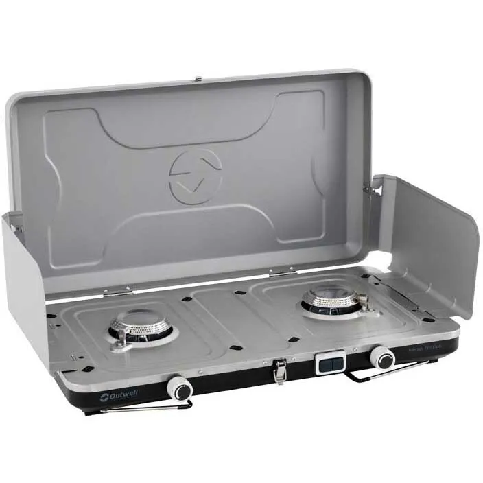 Outwell Merapi Pro Duo Deluxe Gaskök För Camping, Silver grey, One Size