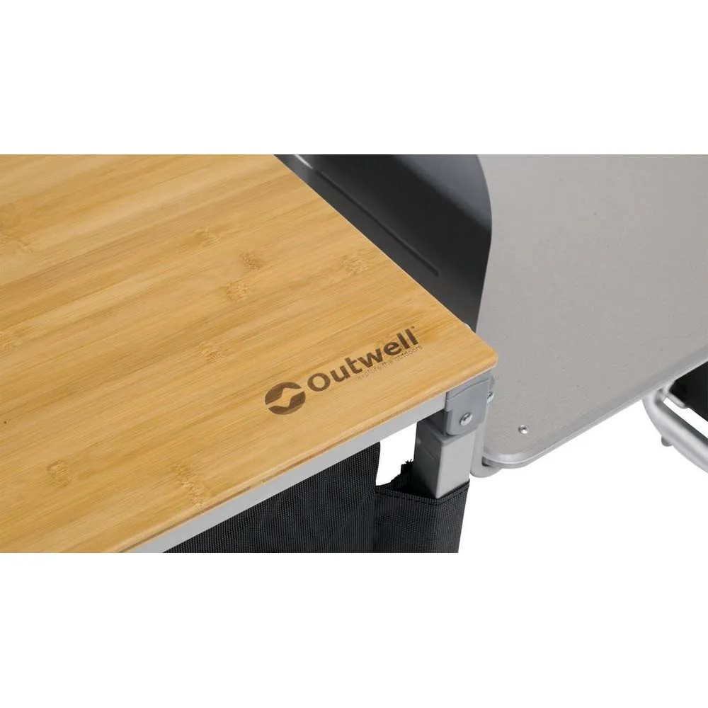 Outwell Padres Förvaringsenhet Med Sidobord, Shadow grey, One Size