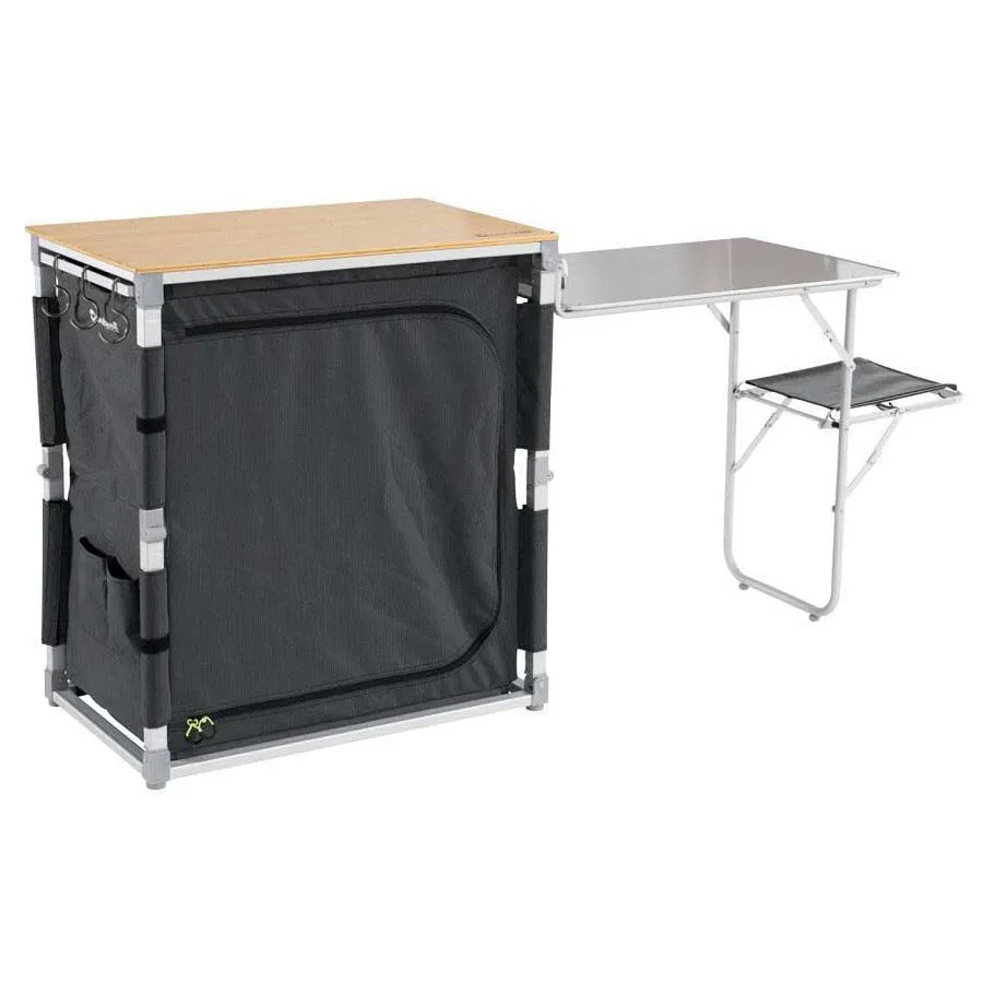 Outwell Padres Förvaringsenhet Med Sidobord, Shadow grey, One Size