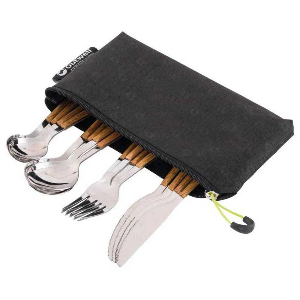 Outwell Pouch Deluxe Bestickset, Brown, One Size Outwell Pouch Deluxe Bestickset, Brown, One Size