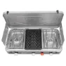 Outwell Rukutu Gaskök För Camping 3 Brännare, Black, One Size