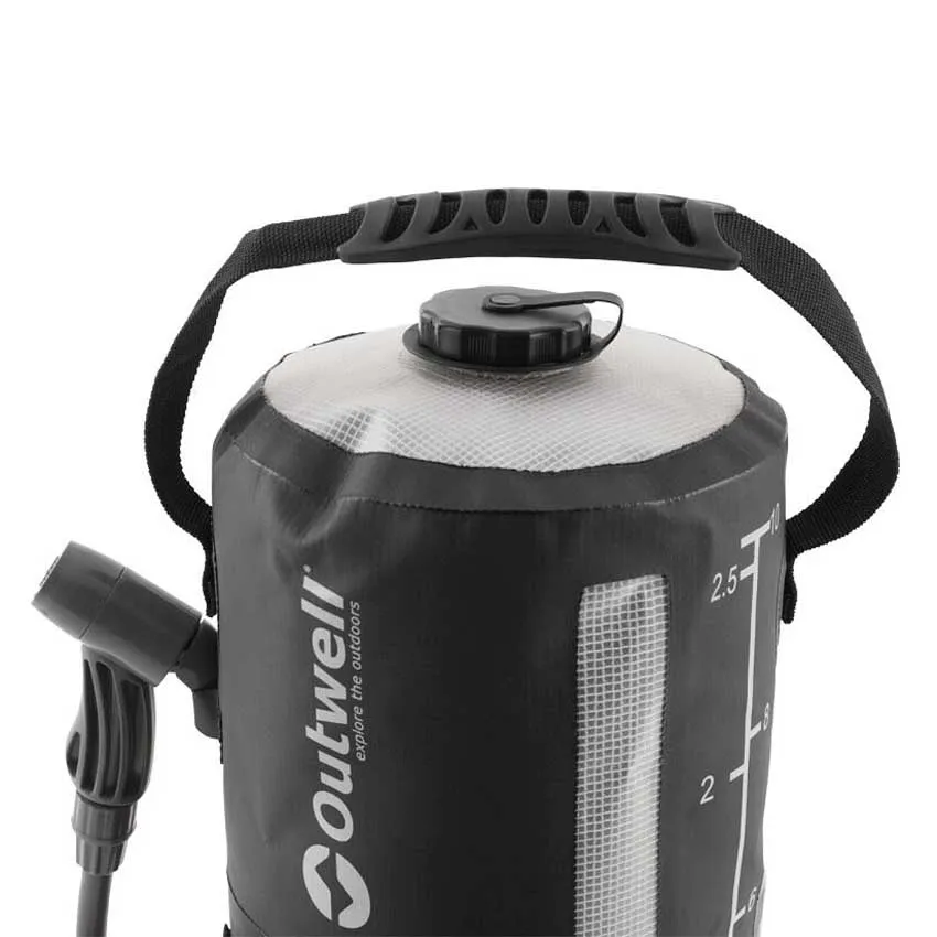 Outwell Seabreeze 12l Regndusch, Black, One Size