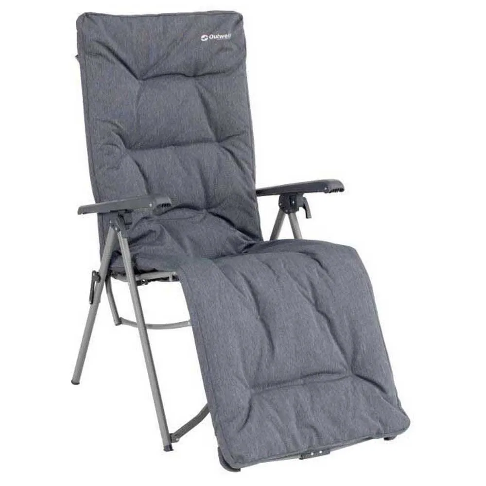 Outwell Torch Lake Chair With Fotstöd, Black / grey, One Size