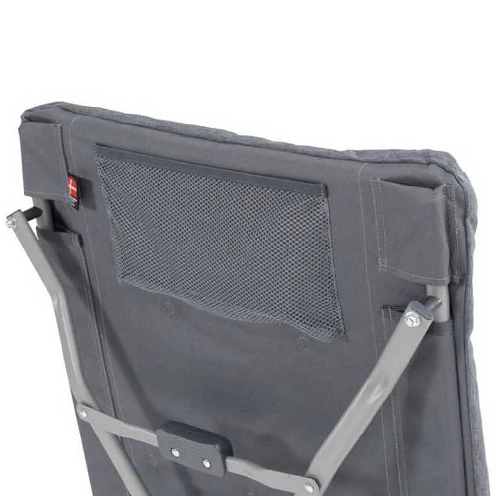 Outwell Torch Lake Chair With Fotstöd, Black / grey, One Size