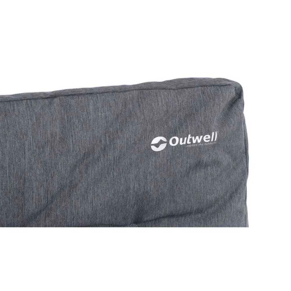 Outwell Torch Lake Chair With Fotstöd, Black / grey, One Size