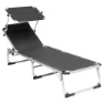 Outwell Victoria Deck Stol, Black, One Size