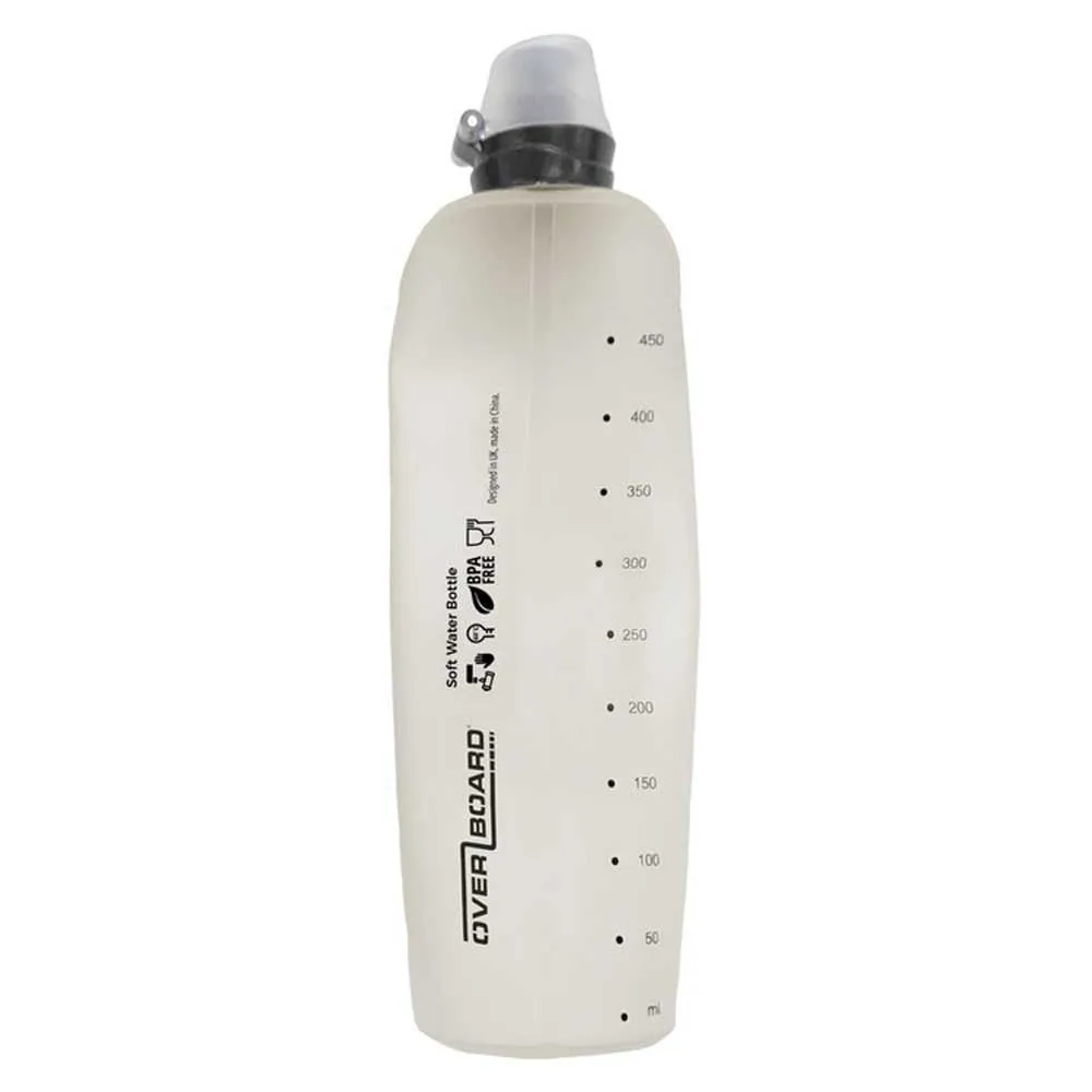 Overboard Mjuk Flaska 450ml, White, One Size