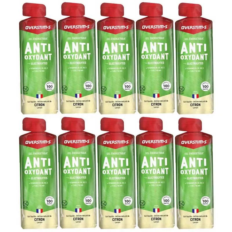 OVERSTIM.s Aox Låda Med Energigeler Citron 34g 10 Enheter, Multicolor, One Size OVERSTIM.s Aox Låda Med Energigeler Citron 34g 10 Enheter, Multicolor, One Size