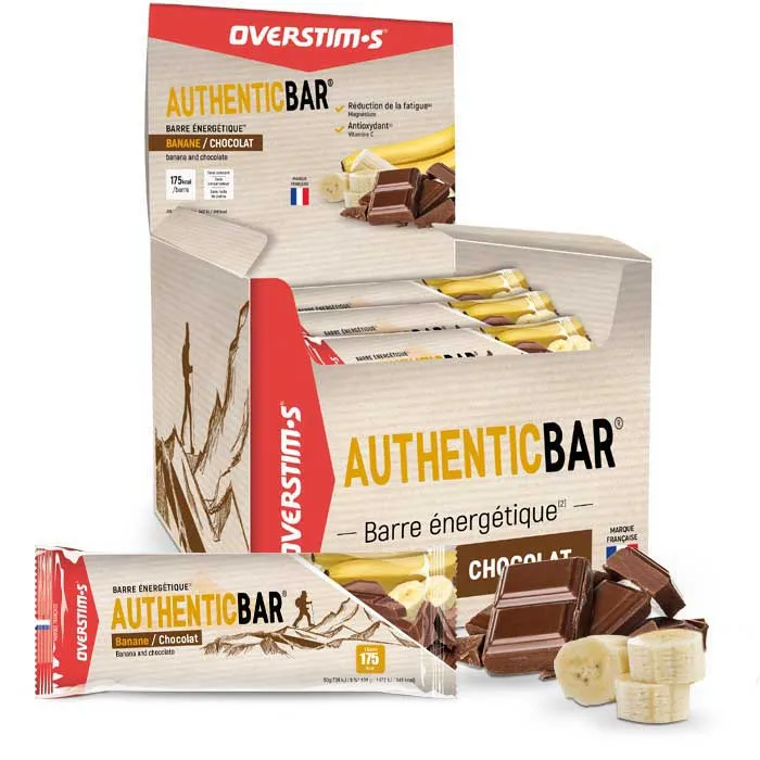 OVERSTIM.s Authentic Energibar Låda Banan Och Choklad 50g 32 Enheter, Multicolor, One Size OVERSTIM.s Authentic Energibar Låda Banan Och Choklad 50g 32 Enheter, Multicolor, One Size