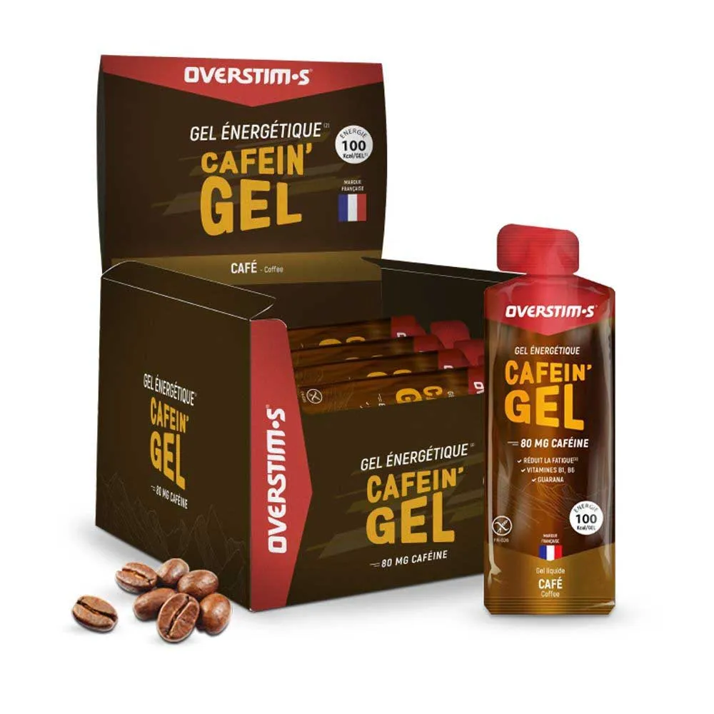 OVERSTIM.s Cafein Låda Med Energigeler Kaffe 32g 10 Enheter, Multicolor, One Size