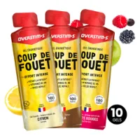 OVERSTIM.s Coup De Fouet Låda Med Energigeler 34g 10 Enheter OVERSTIM.s Coup De Fouet Låda Med Energigeler 34g 10 Enheter
