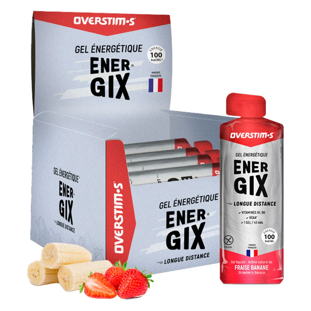 OVERSTIM.s Energix Låda Med Energigeler Jordgubbe Och Banan 34g 10 Enheter, Multicolor, One Size OVERSTIM.s Energix Låda Med Energigeler Jordgubbe Och Banan 34g 10 Enheter, Multicolor, One Size