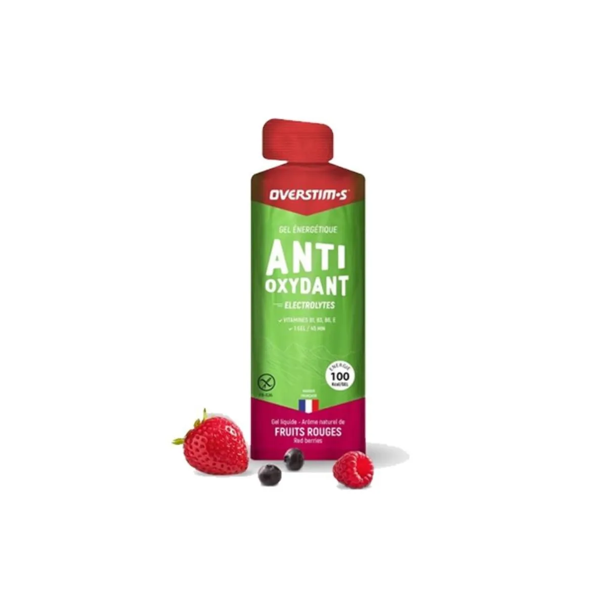 OVERSTIM.s Gel Antioxidant (1 unit), Red fruits, 30g